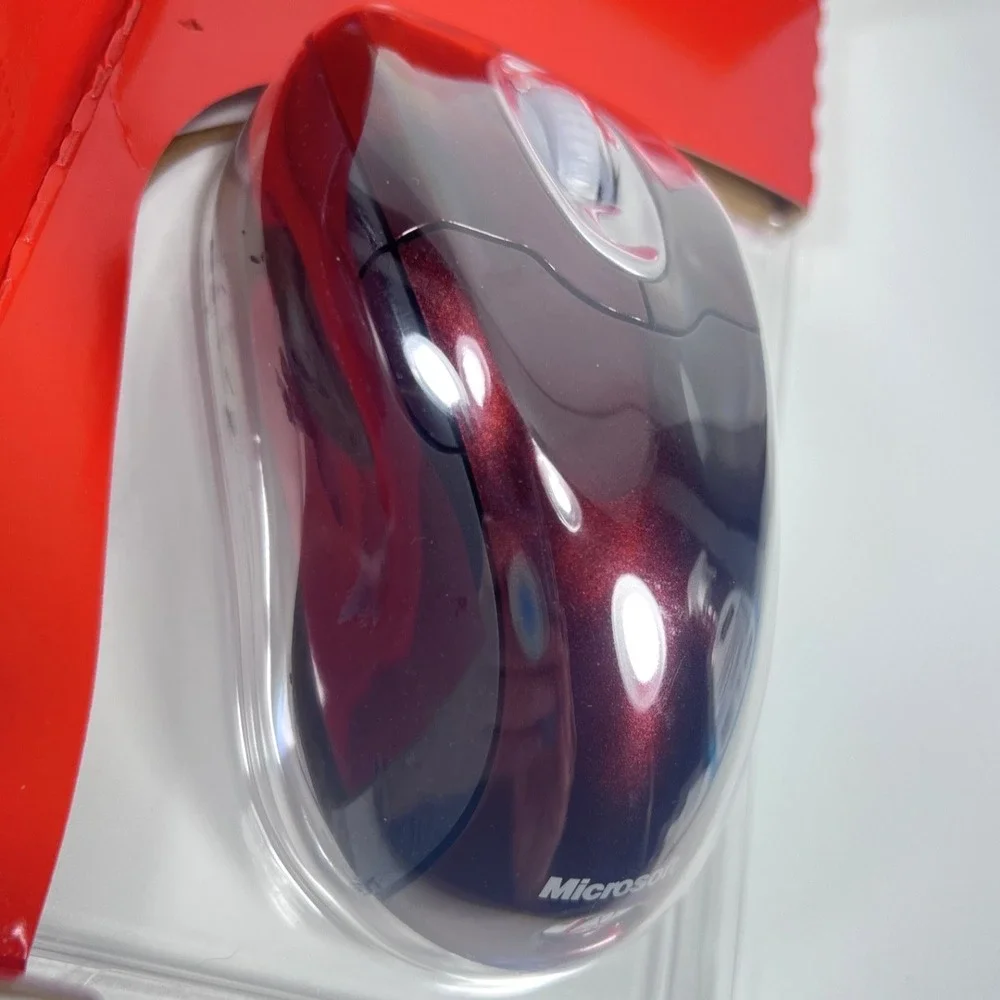 NIB Microsoft Wireless IntelliMouse Explorer M03-00069 Crimson Fire Open Box New